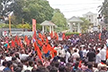 ABVP workers stage protest in Hubballi condemning female student’s murder